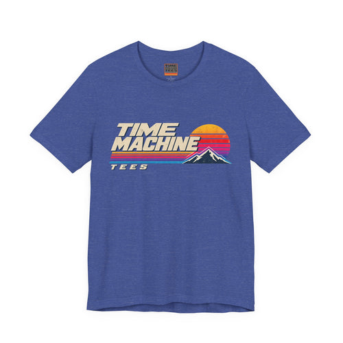 Time Machine Tees – Vintage 80s Sunset Logo T-Shirt