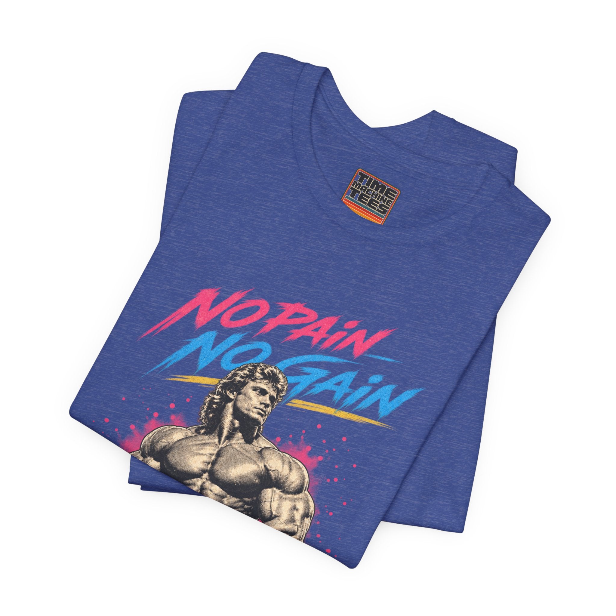 No Pain No Gain – Vintage 80s Bodybuilding T-Shirt