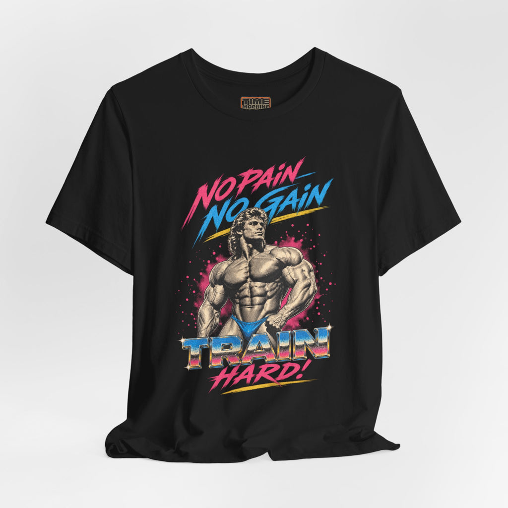 No Pain No Gain – Vintage 80s Bodybuilding T-Shirt
