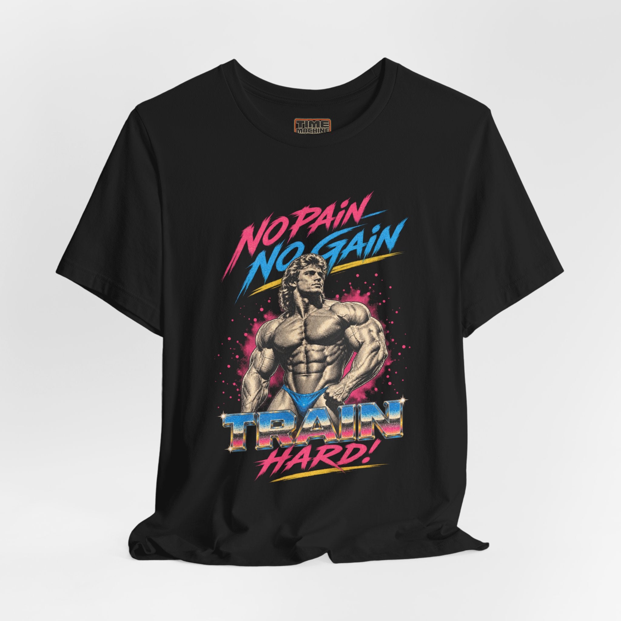 No Pain No Gain – Vintage 80s Bodybuilding T-Shirt