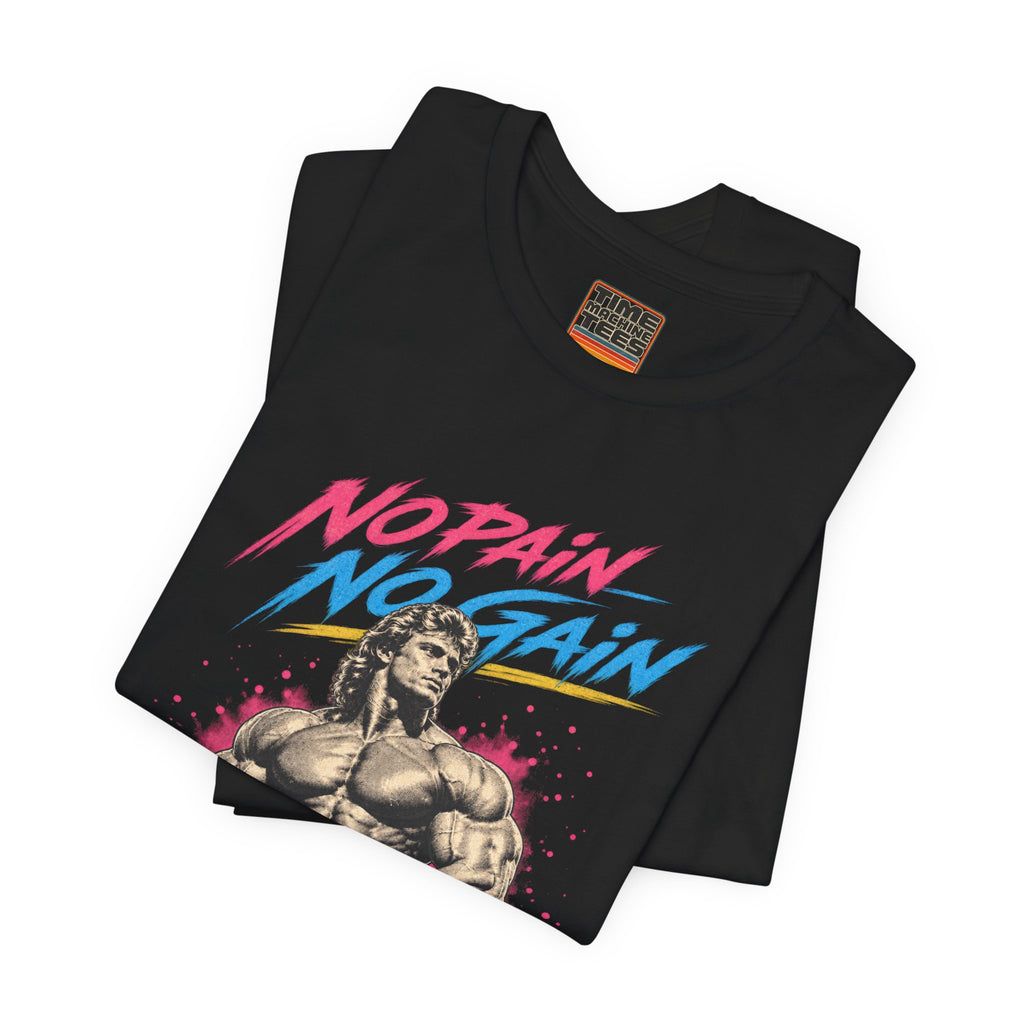 No Pain No Gain – Vintage 80s Bodybuilding T-Shirt
