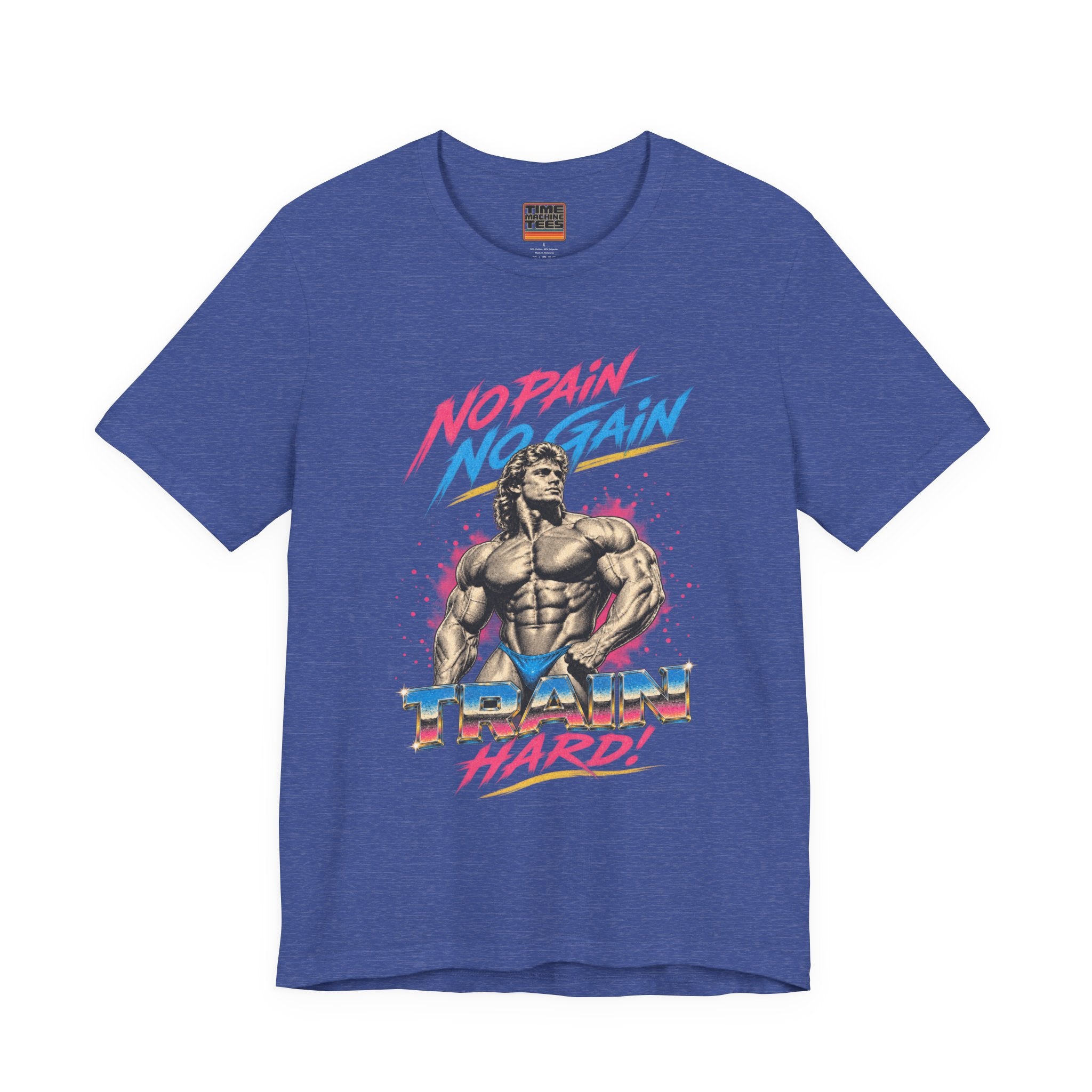 No Pain No Gain – Vintage 80s Bodybuilding T-Shirt