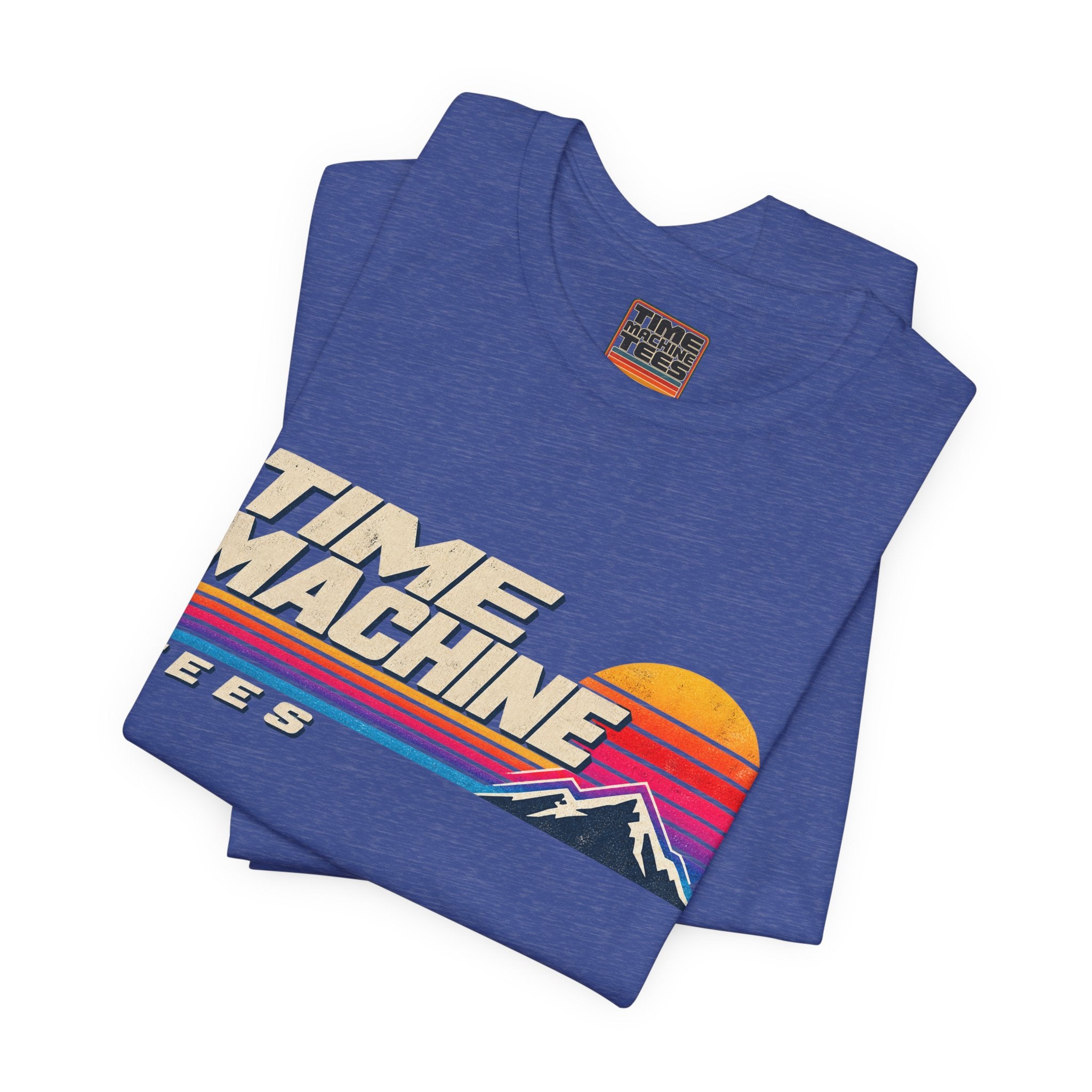 Time Machine Tees – Vintage 80s Sunset Logo T-Shirt