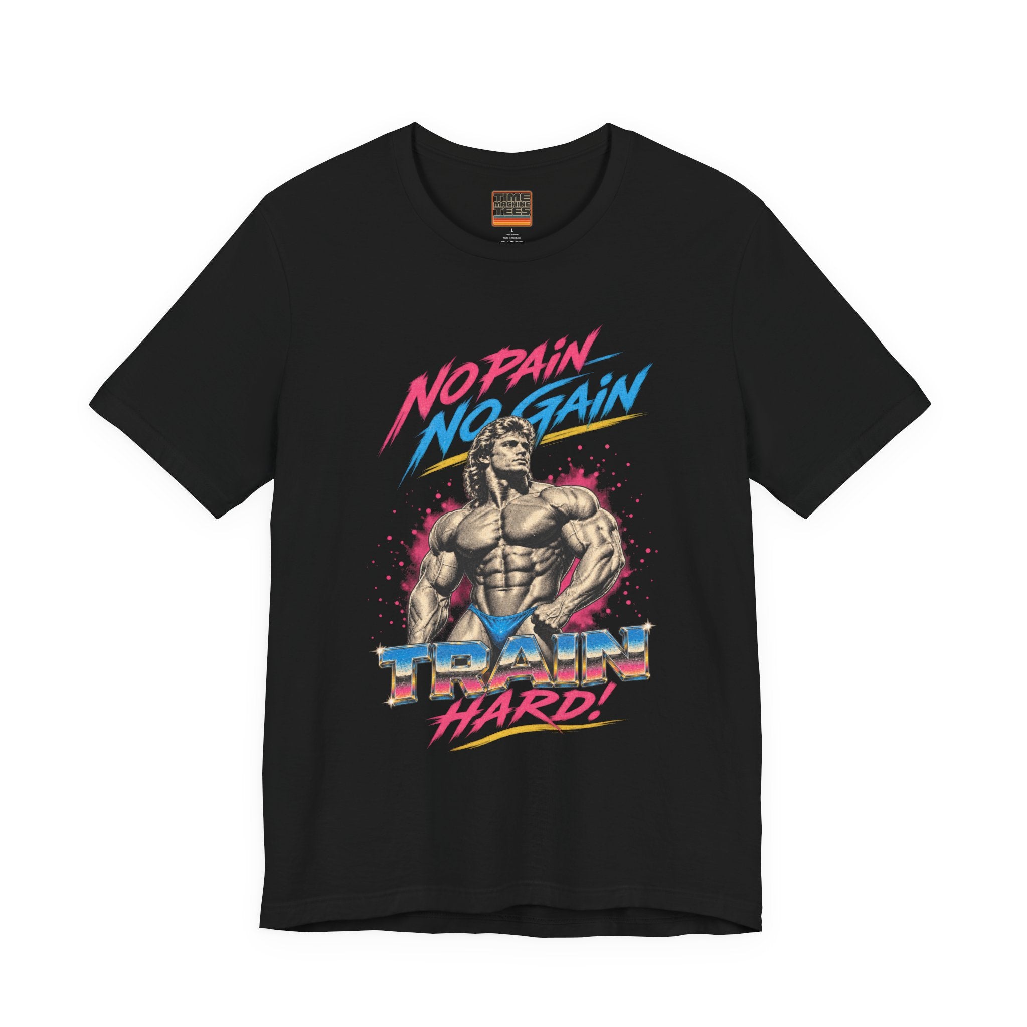 No Pain No Gain – Vintage 80s Bodybuilding T-Shirt